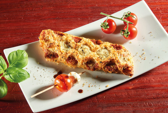 Caprese-Snack Tomate-Mozzarella. Ein Produkt der Agrano AG
